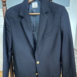 Lands’ End Kids Blazer – Size 16, Navy Blue